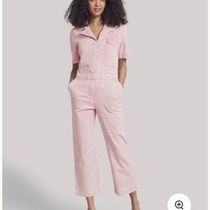 Organic Cotton Faherty Pink Jumpsuit